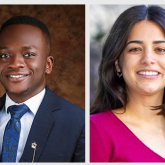 DEDP alumni Chuka Ezeoguine, Helena Wajnman Lima, and Tomáš Dulka.
