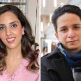 Nouf Abushehab (left) and Brian Daza (right).